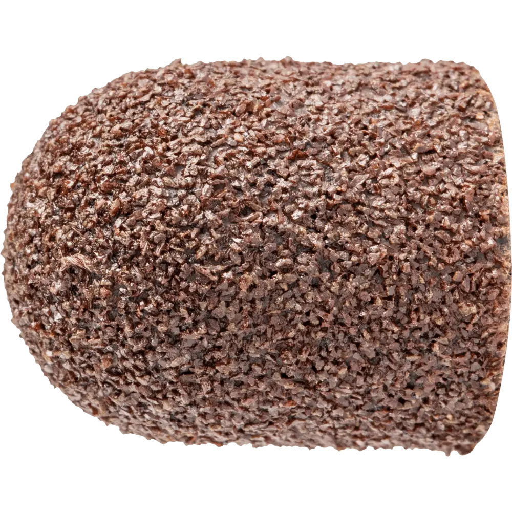Produktfoto 1 von PFERD TOOLS POLICAP Schleifkappe PC Walzenrundform Korund Ø 13x17 mm A60 für universelle Anwendung, 50 Stk.