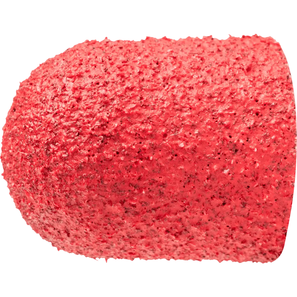 Produktfoto 1 von PFERD TOOLS POLICAP Schleifkappe PC Walzenrundform Keramikkorn Ø 13x17 mm CO-COOL80 für Edelstahl, 50 Stk.