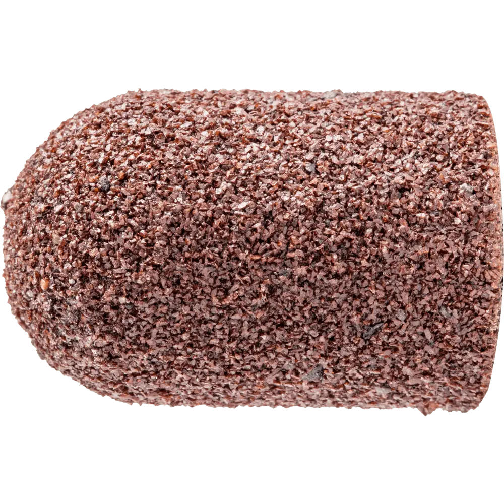 Produktfoto 1 von PFERD TOOLS POLICAP Schleifkappe PC Walzenrundform Korund Ø 16x26 mm A60 für universelle Anwendung, 50 Stk.
