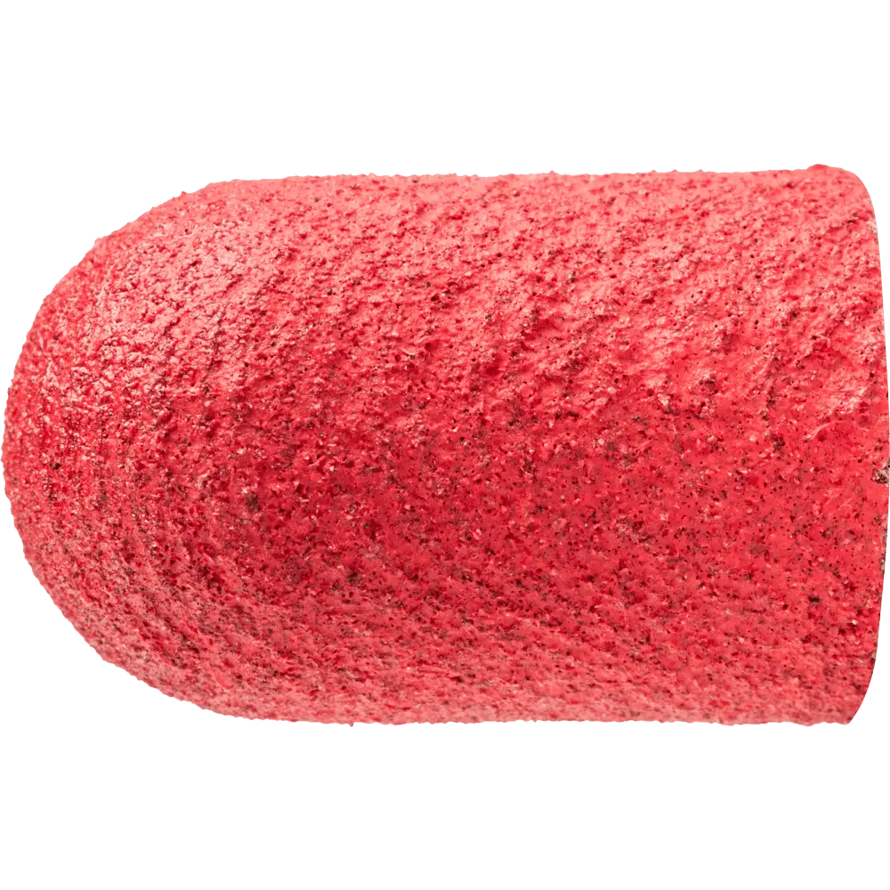 Produktfoto 1 von PFERD TOOLS POLICAP Schleifkappe PC Walzenrundform Keramikkorn Ø 16x26 mm CO-COOL120 für Edelstahl, 50 Stk.