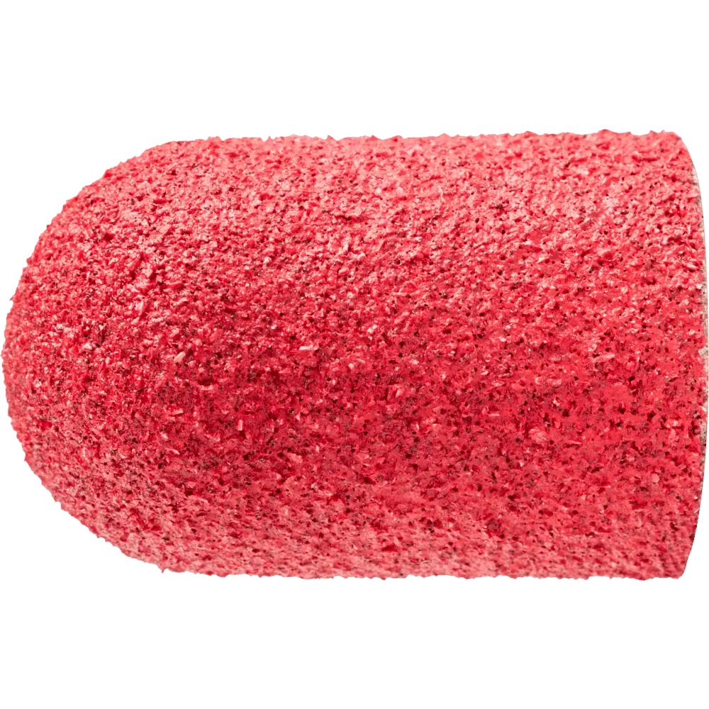 Produktfoto 1 von PFERD TOOLS POLICAP Schleifkappe PC Walzenrundform Keramikkorn Ø 16x26 mm CO-COOL80 für Edelstahl, 50 Stk.