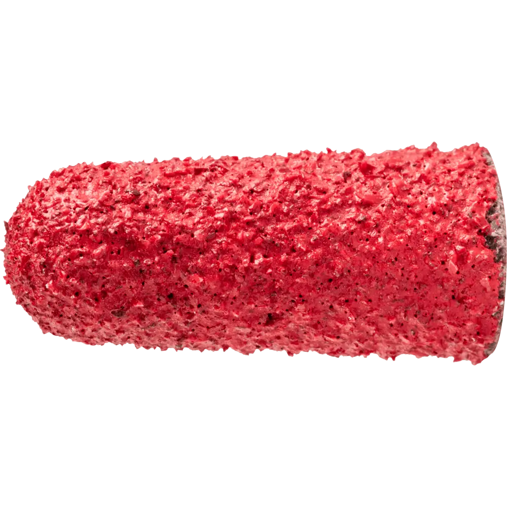 Produktfoto 1 von PFERD TOOLS POLICAP Schleifkappe PC Rundkegelform Keramikkorn Ø 5x15 mm CO-COOL80 für Edelstahl, 50 Stk.