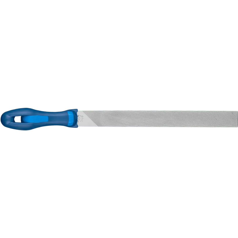 Produktfoto 1 von PFERD TOOLS PLUS-Feile mit Heft Flachstumpf 250mm Spezialhieb vermindert Zusetzen der Feile