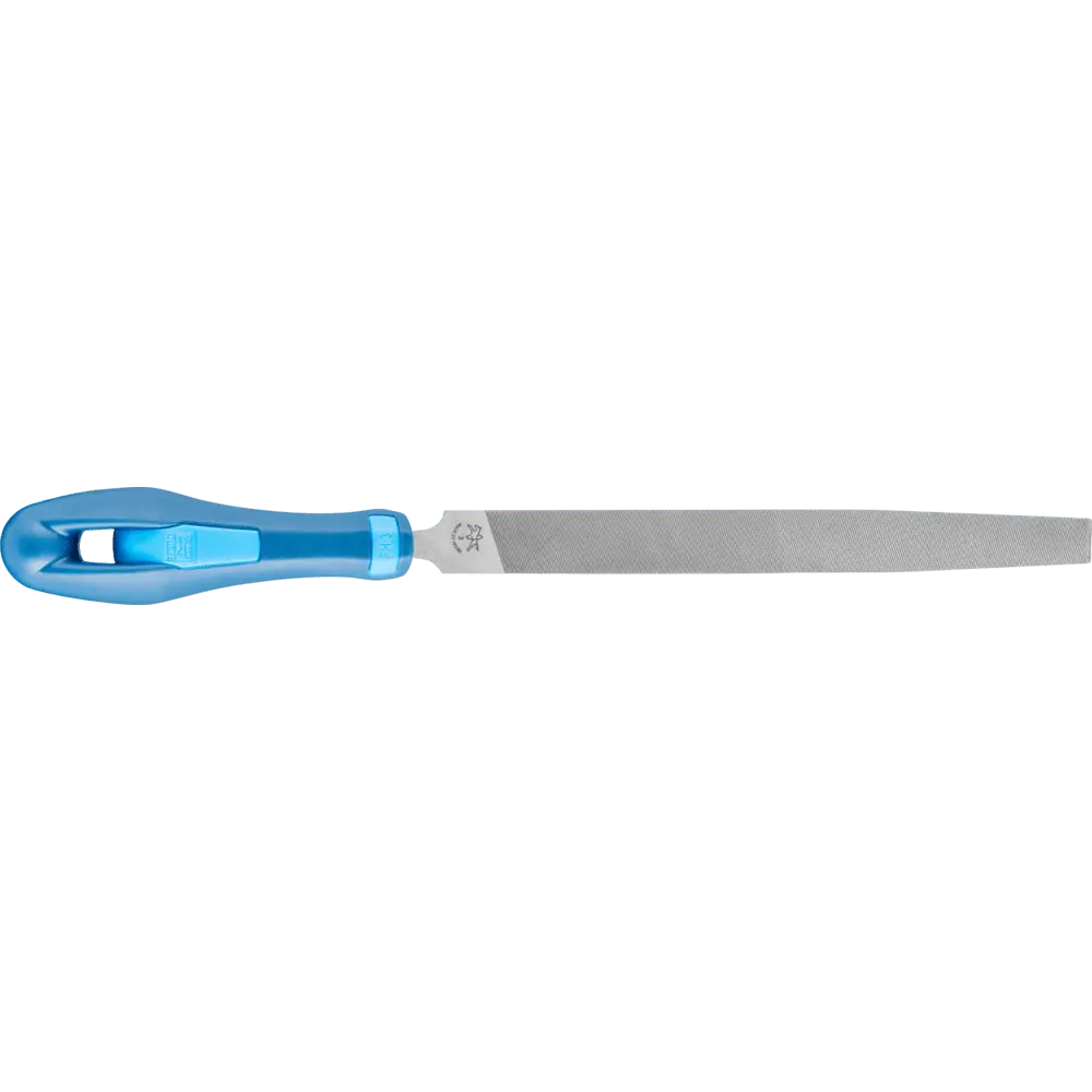 Produktfoto 1 von PFERD TOOLS Werkstattfeile mit Heft Flachspitz 150mm Hieb 2 universell zum Schruppen und Schlichten
