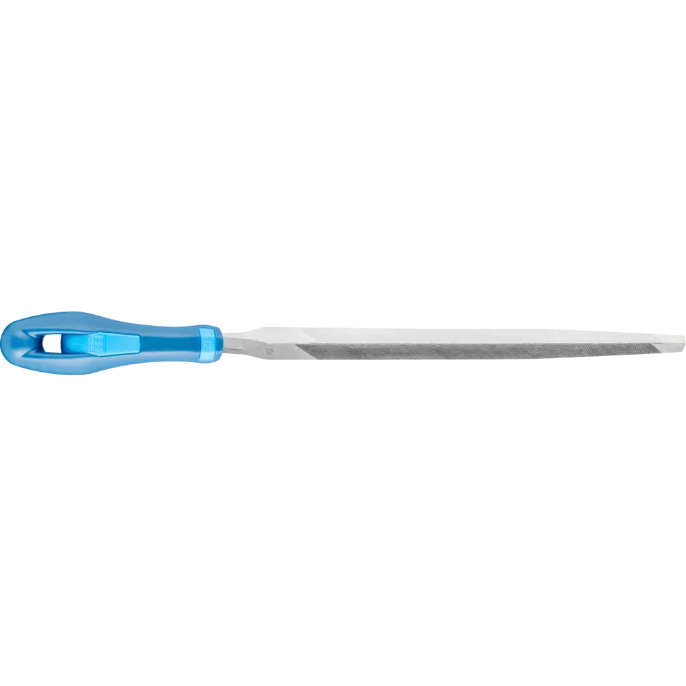 Produktfoto 1 von PFERD TOOLS Sägefeile mit Heft Dreikant normal 150mm Hieb 2 universell zum Schärfen