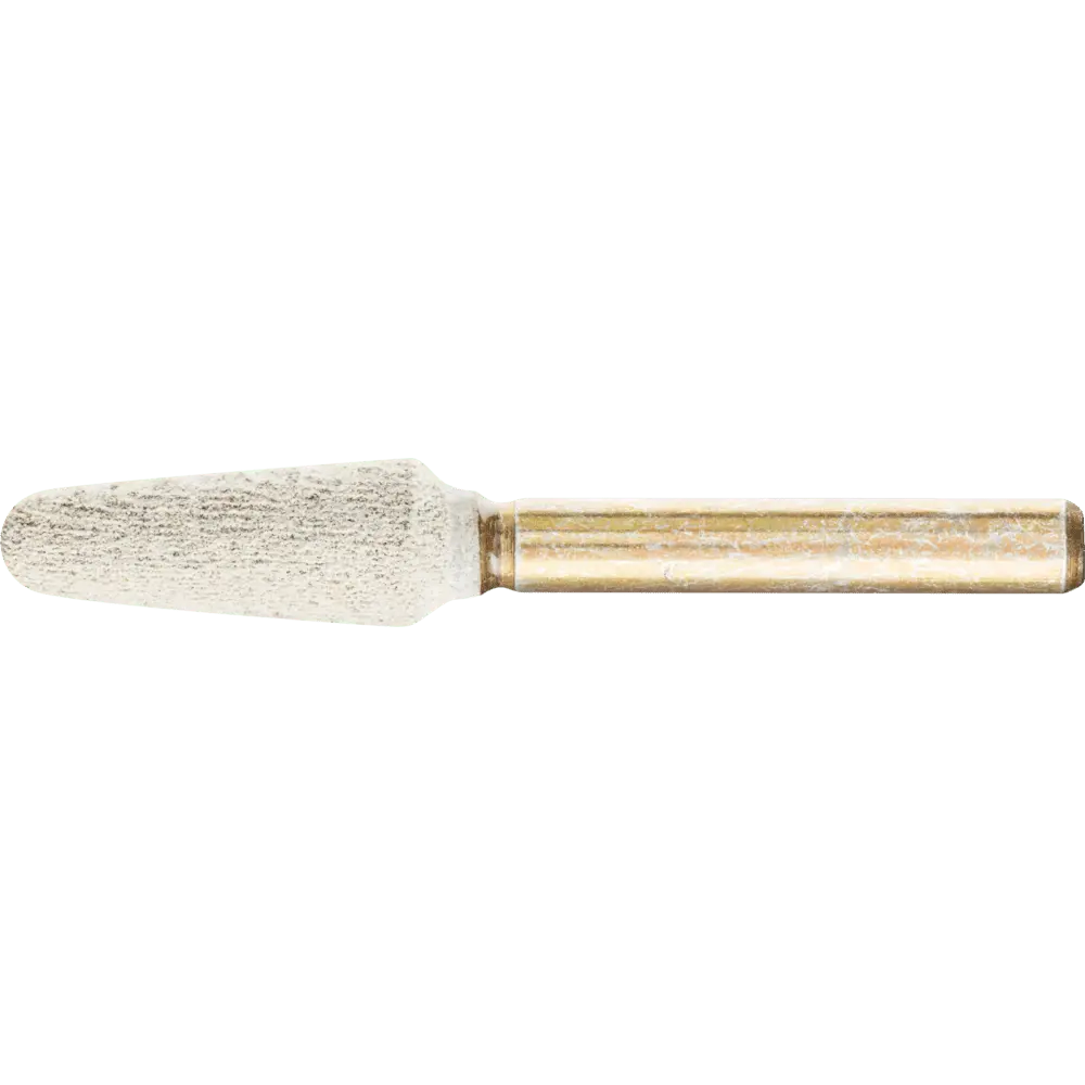 Produktfoto 1 von PFERD TOOLS Poliflex Schleifstift Rundkegelform Ø 10x25 mm Schaft-Ø 6 mm Bindung TX A80, 10 Stk.