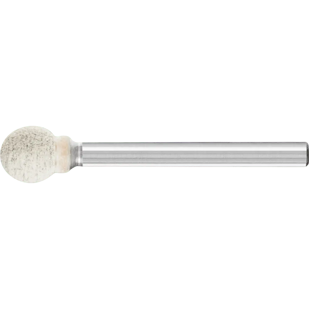 Produktfoto 1 von PFERD TOOLS Poliflex Schleifstift Kugelform Ø 6 mm Schaft-Ø 3 mm Bindung TX A120, 10 Stk.