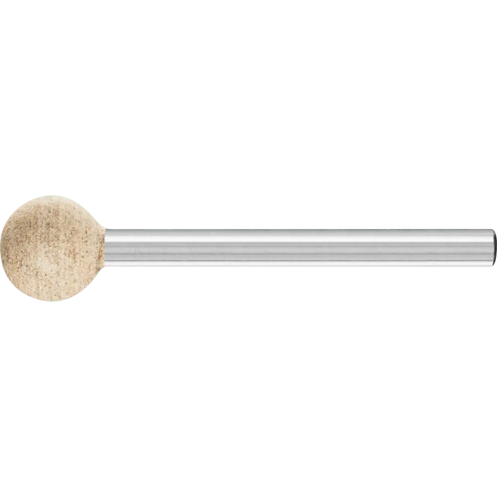 Produktfoto 1 von PFERD TOOLS Poliflex Schleifstift Kugelform Ø 8 mm Schaft-Ø 3 mm Bindung LR A120, 10 Stk.