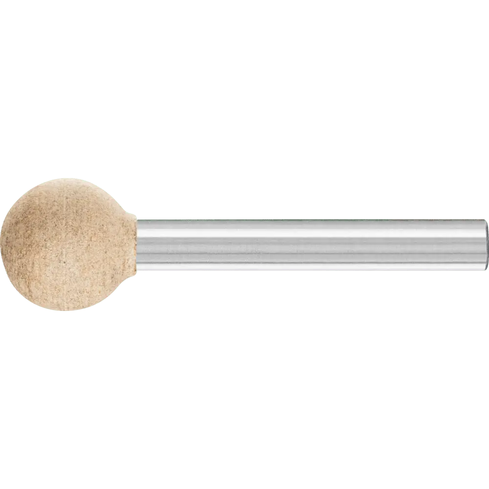PFERD TOOLS Poliflex Schleifstift Kugelform Ø 15 mm Schaft-Ø 6 mm Bindung LR A120, 10 Stk.