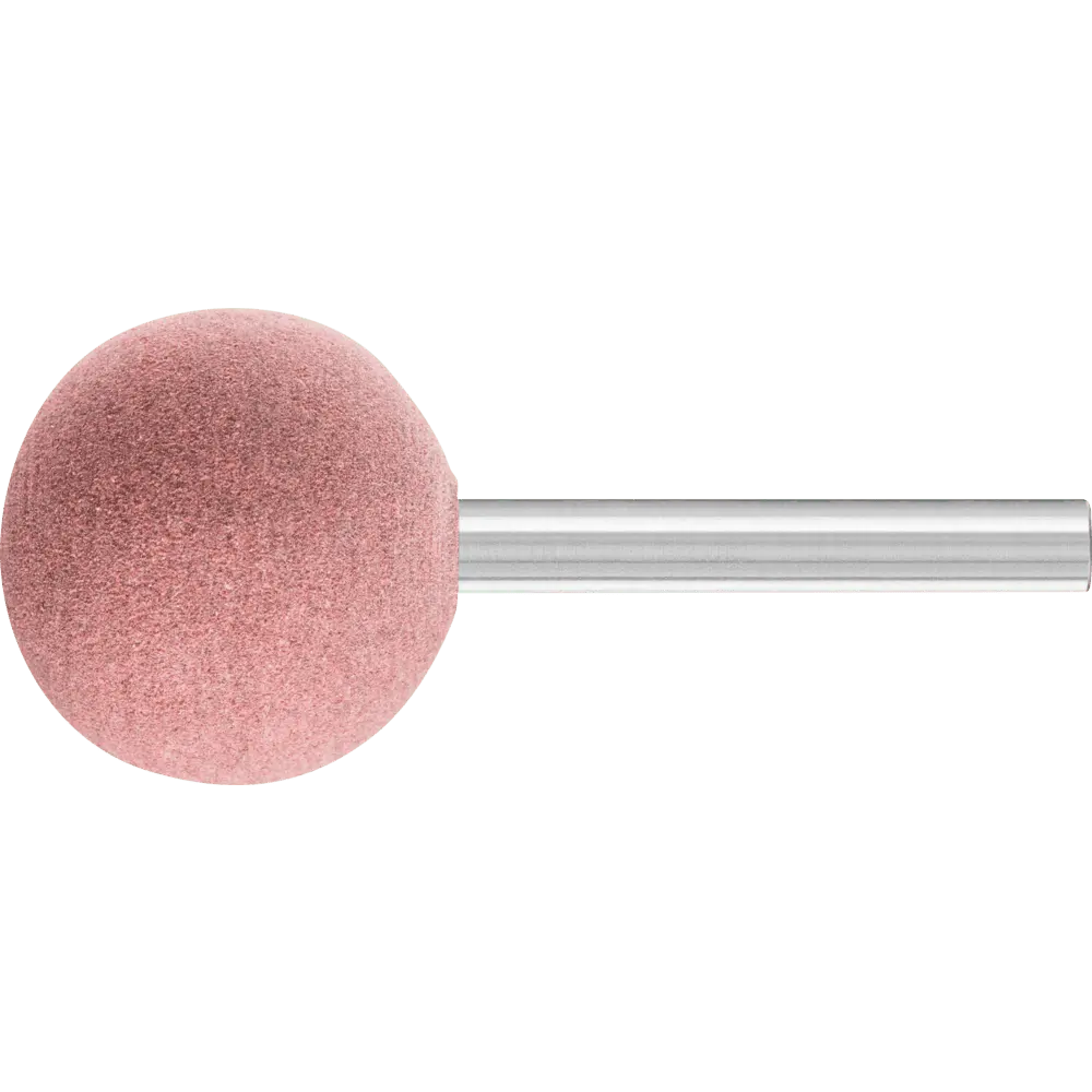 Produktfoto 1 von PFERD TOOLS Poliflex Schleifstift Kugelform Ø 30mm Schaft-Ø 6 mm Bindung GR A120, 5 Stk.
