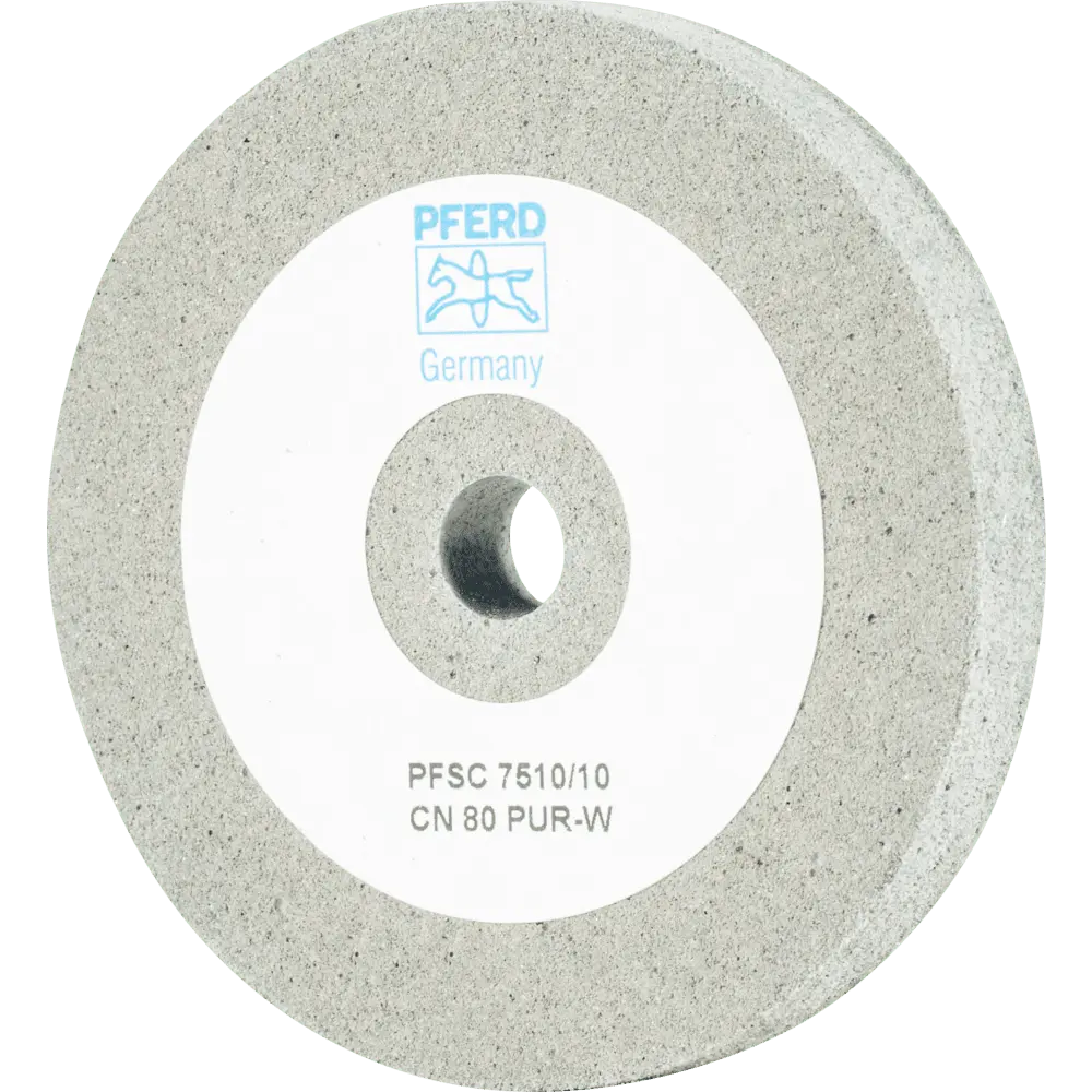 Produktfoto 1 von PFERD TOOLS Poliflex Scheibe SC Ø 75x10mm Bohrung-Ø 10mm Bindung PUR Weich SIC80, 5 Stk.