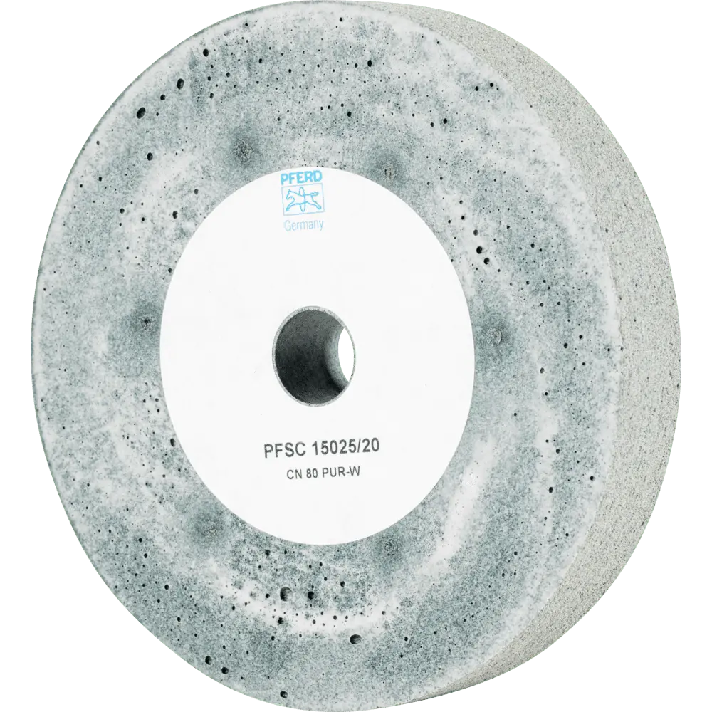 Produktfoto 1 von PFERD TOOLS Poliflex Scheibe SC Ø 150x25 mm Bohrung-Ø 20mm Bindung PUR Weich SIC80