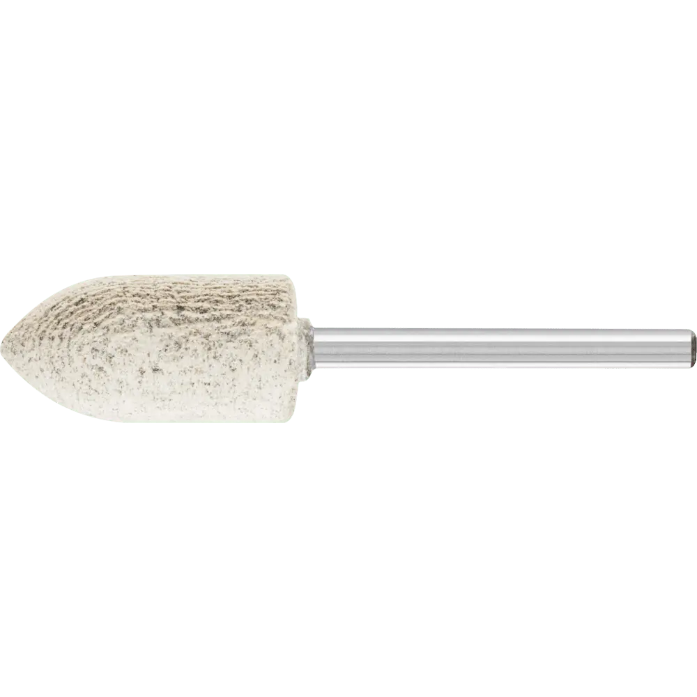 Produktfoto 1 von PFERD TOOLS Poliflex Schleifstift Spitzkegelform Ø 10x20mm Schaft-Ø 3 mm Bindung TX A80, 10 Stk.
