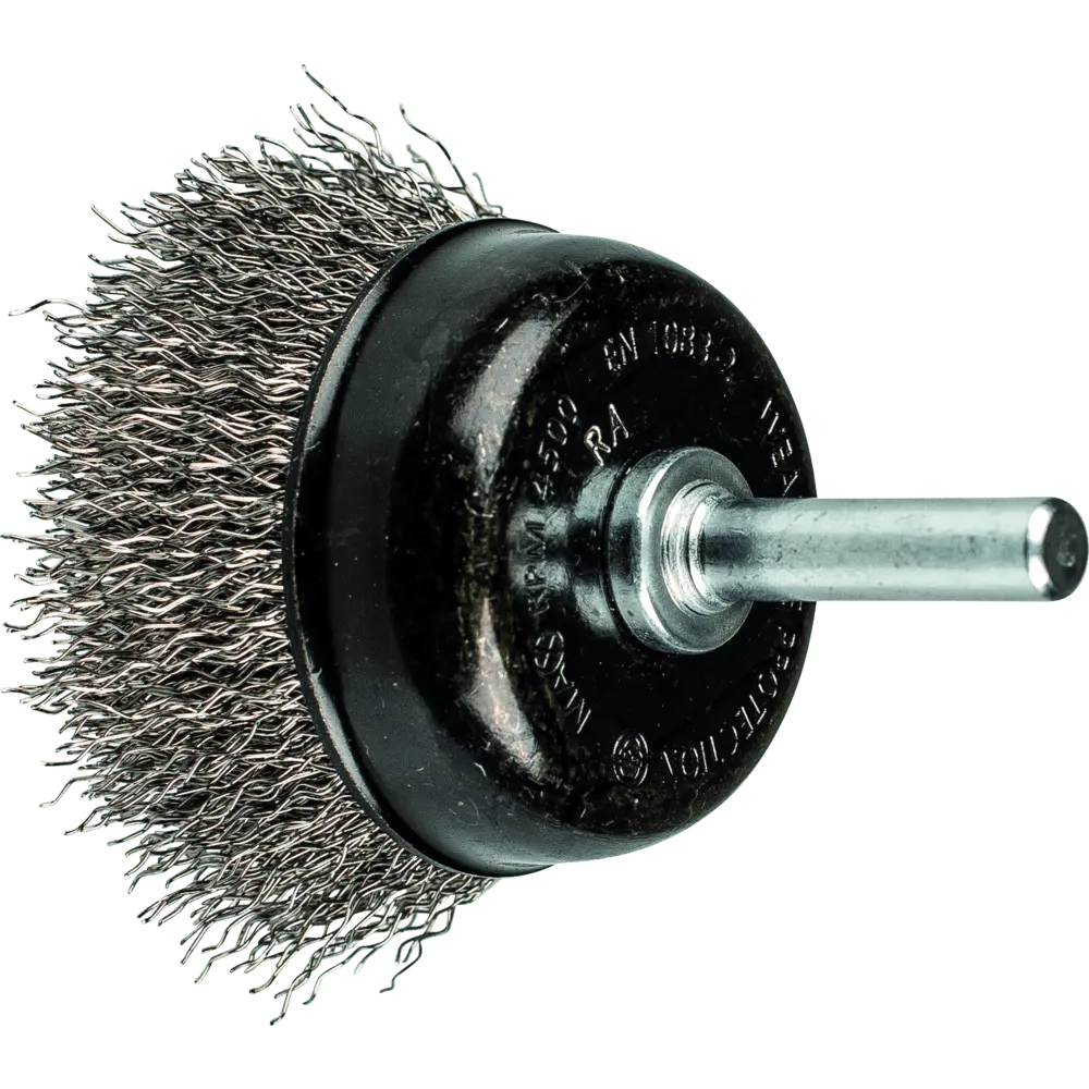 Produktfoto 1 von PFERD TOOLS Topfbürste ungezopft TBU Ø50mm Schaft-Ø 6 mm Edelstahl-Draht-Ø 0,30 Bohrmaschinen (1)