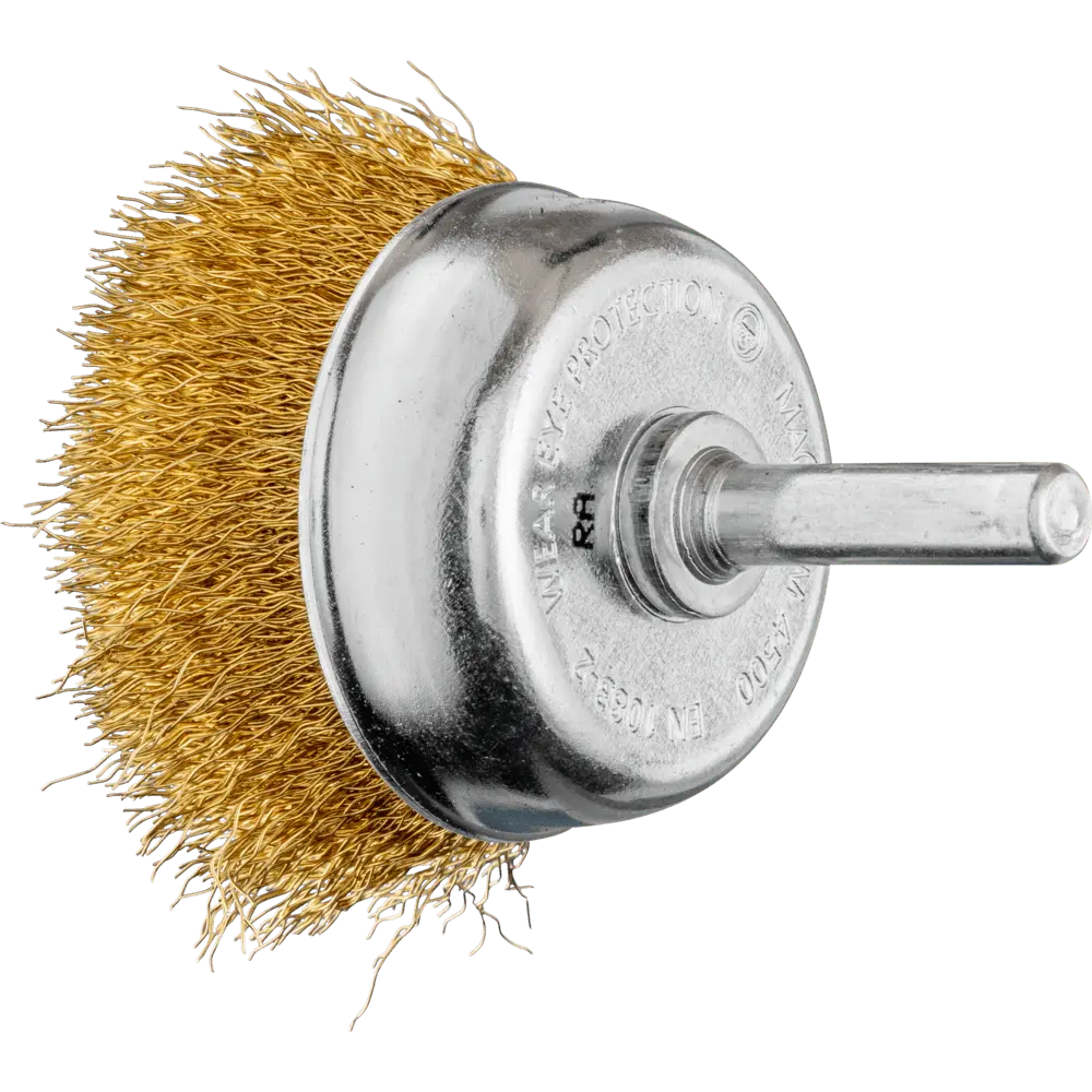 PFERD TOOLS Topfbürste ungezopft TBU Ø50mm Schaft-Ø 6 mm Messing-Draht-Ø 0,20 Bohrmaschinen