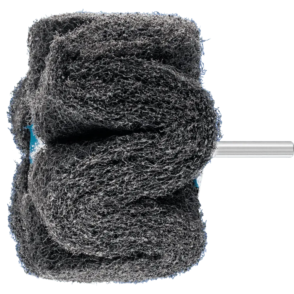 Produktfoto 1 von PFERD TOOLS POLINOX Vlies-Schleifstift PNG Ø 100x50mm Schaft-Ø 6 mm SIC100 für Feinschliff und Finish, 5 Stk.