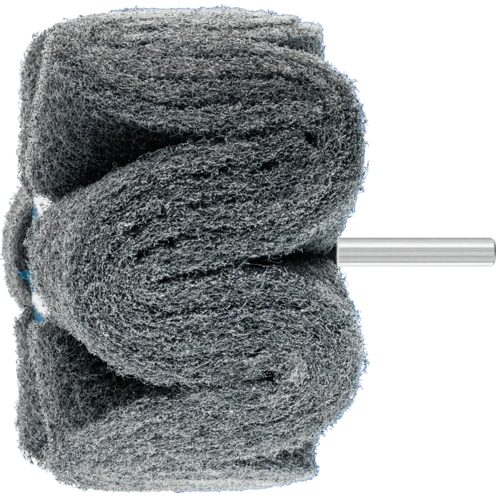 Produktfoto 1 von PFERD TOOLS POLINOX Vlies-Schleifstift PNG Ø 100x50mm Schaft-Ø 6 mm SIC180 für Feinschliff und Finish, 5 Stk.