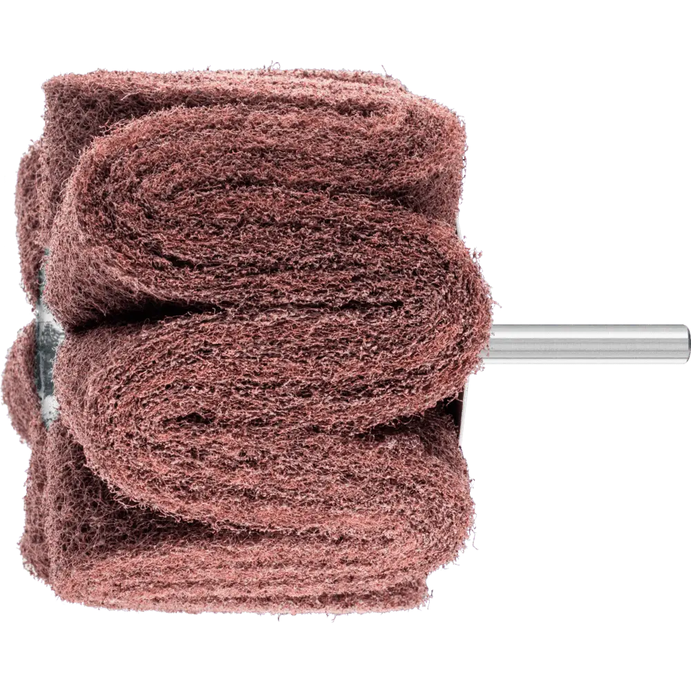 Produktfoto 1 von PFERD TOOLS POLINOX Vlies-Schleifstift PNG Ø 80x50mm Schaft-Ø 6 mm A180 für Feinschliff und Finish, 10 Stk.