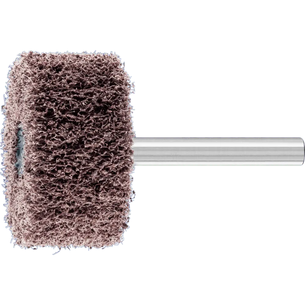 Produktfoto 1 von PFERD TOOLS POLINOX Vlies-Schleifstift High Performance PNL Ø 40x20mm Schaft-Ø 6 mm A100 für Feinschliff und Finish, 10 Stk.