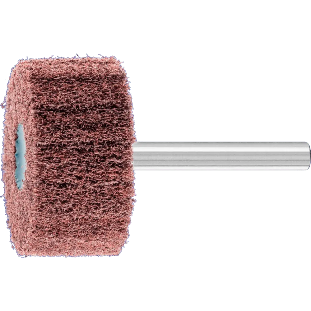 Produktfoto 1 von PFERD TOOLS POLINOX Vlies-Schleifstift PNL Ø 40x20mm Schaft-Ø 6 mm A360 für Feinschliff und Finish, 10 Stk.