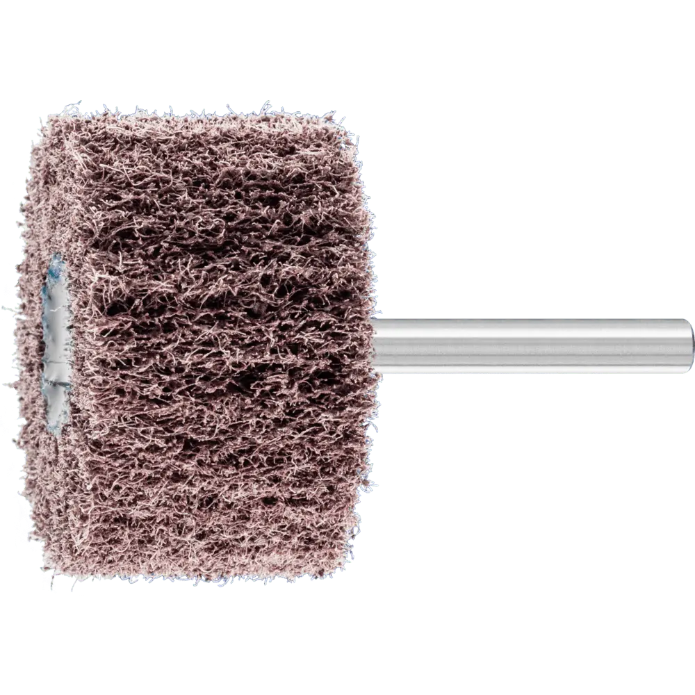 Produktfoto 1 von PFERD TOOLS POLINOX Vlies-Schleifstift PNL Ø 50x30mm Schaft-Ø 6 mm A100 für Feinschliff und Finish, 10 Stk.
