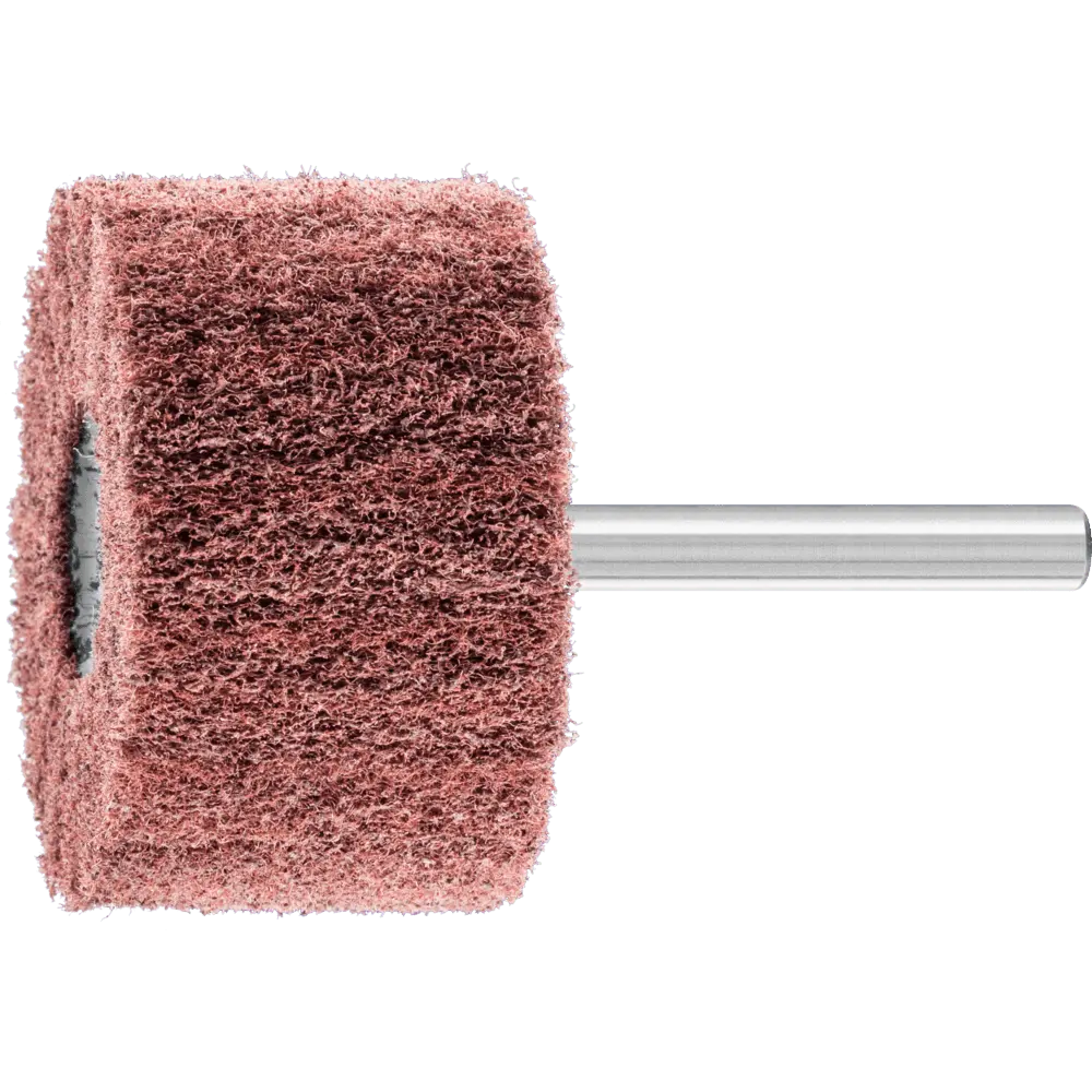 Produktfoto 1 von PFERD TOOLS POLINOX Vlies-Schleifstift High Performance PNL Ø 50x30mm Schaft-Ø 6 mm A180 für Feinschliff und Finish, 10 Stk.