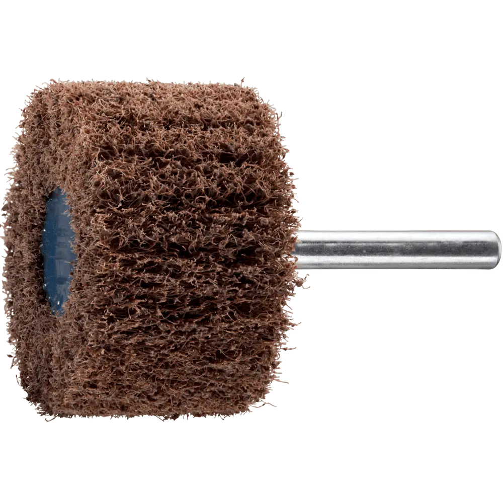 Produktfoto 1 von PFERD TOOLS POLINOX Vlies-Schleifstift PNL Ø 50x30mm Schaft-Ø 6 mm A80 für Feinschliff und Finish, 10 Stk.