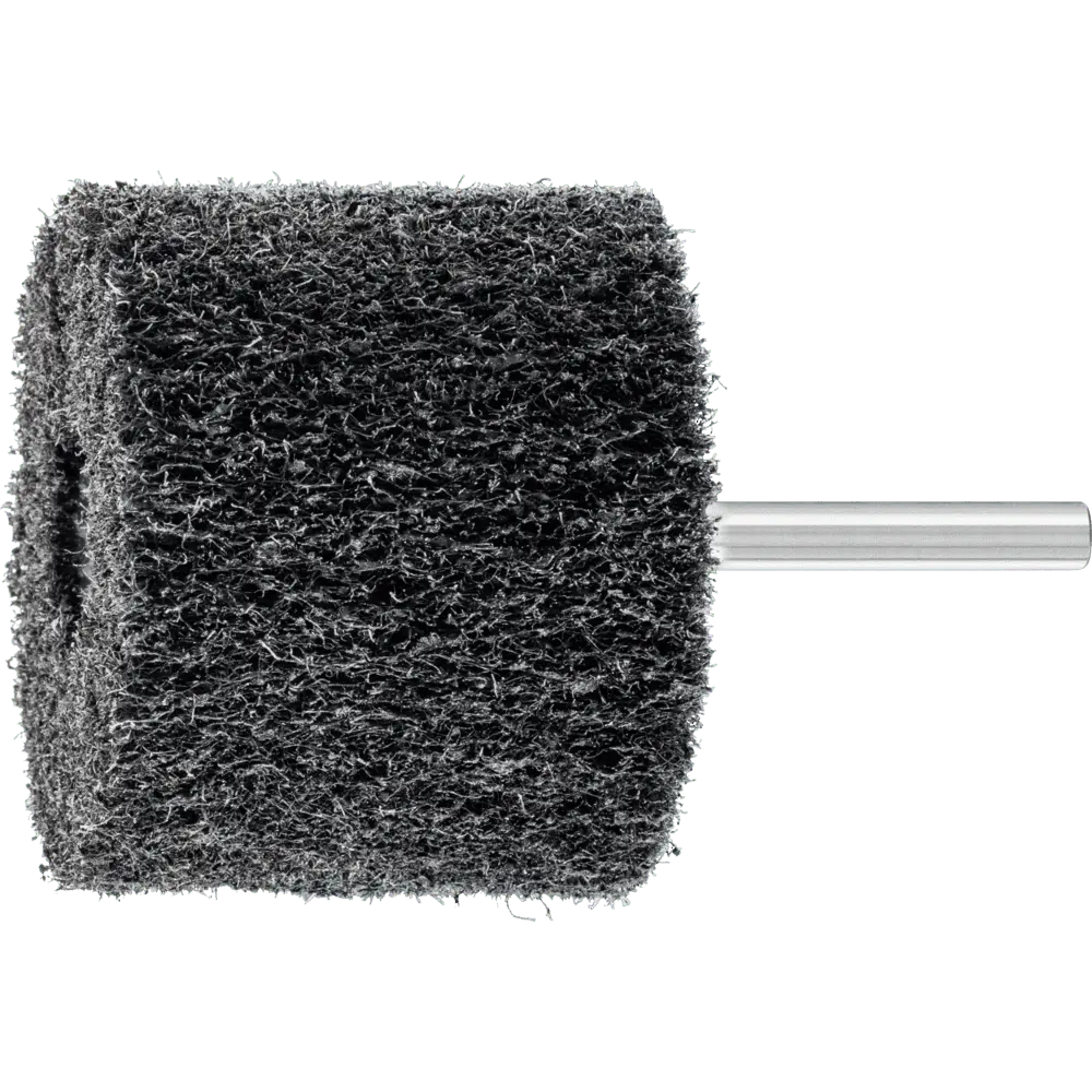 Produktfoto 1 von PFERD TOOLS POLINOX Vlies-Schleifstift High Performance PNL Ø 60x50mm Schaft-Ø 6 mm SIC100 für Feinschliff und Finish, 10 Stk.