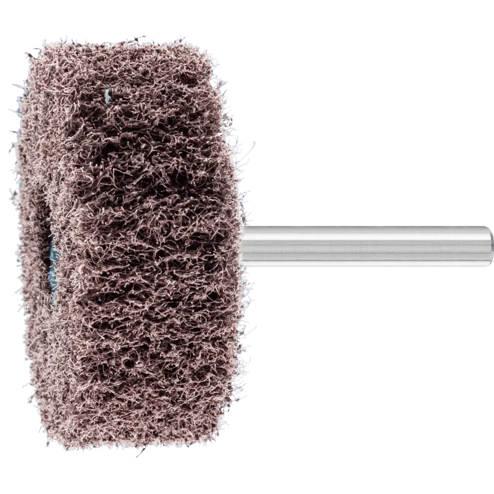 Produktfoto 1 von PFERD TOOLS POLINOX Vlies-Schleifstift PNL Ø 60x25 mm Schaft-Ø 6 mm A100 für Feinschliff und Finish, 10 Stk.