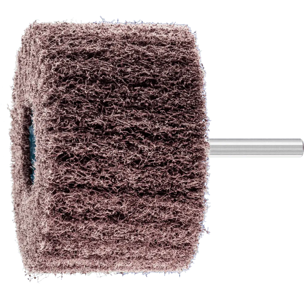 Produktfoto 1 von PFERD TOOLS POLINOX Vlies-Schleifstift High Performance PNL Ø 80x50mm Schaft-Ø 6 mm A100 für Feinschliff und Finish, 10 Stk.