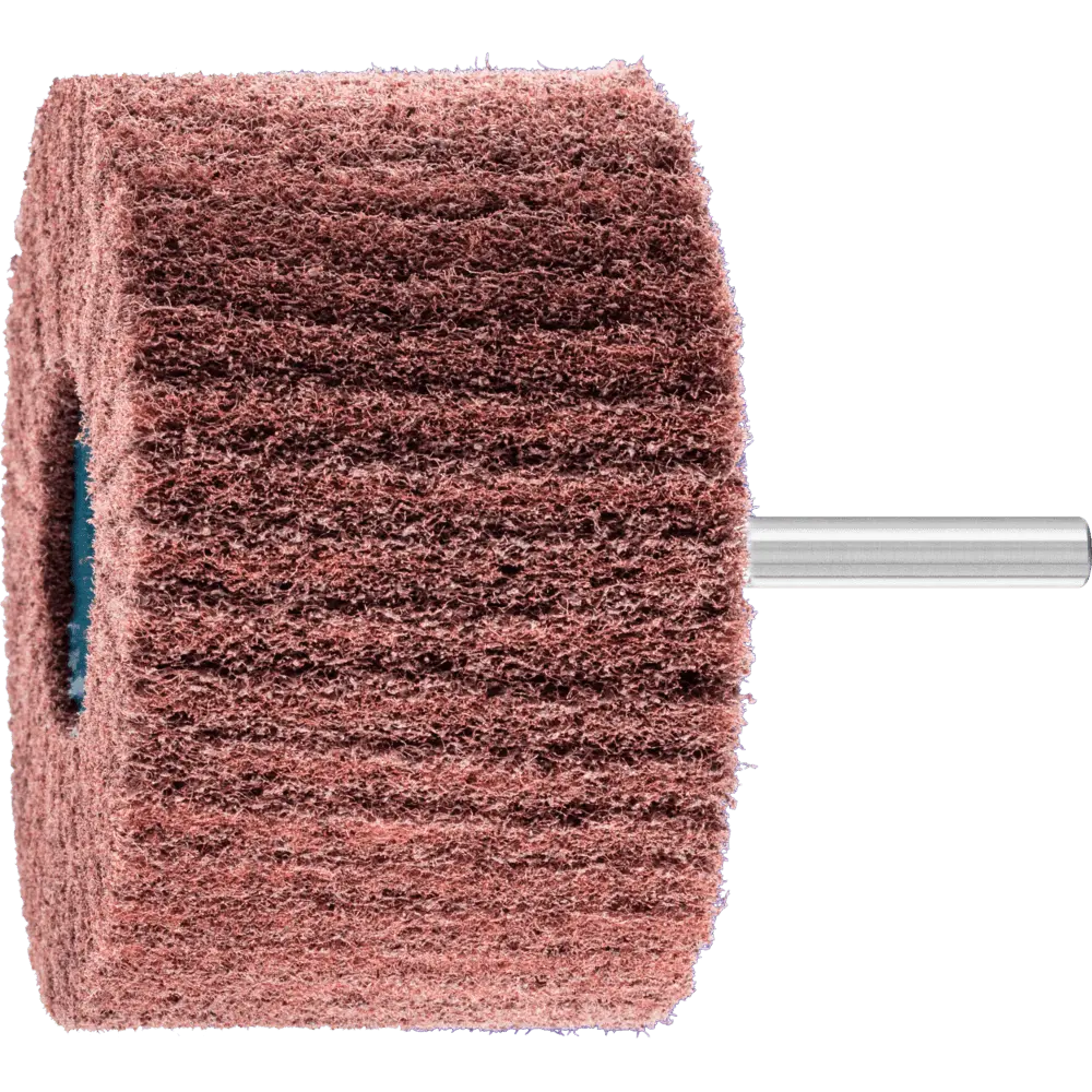 Produktfoto 1 von PFERD TOOLS POLINOX Vlies-Schleifstift High Performance PNL Ø 80x50mm Schaft-Ø 6 mm A180 für Feinschliff und Finish, 10 Stk.