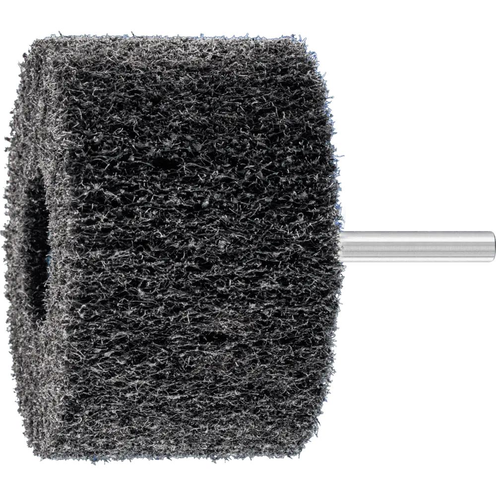 Produktfoto 1 von PFERD TOOLS POLINOX Vlies-Schleifstift High Performance PNL Ø 80x50mm Schaft-Ø 6 mm A100 für Feinschliff und Finish, 10 Stk.