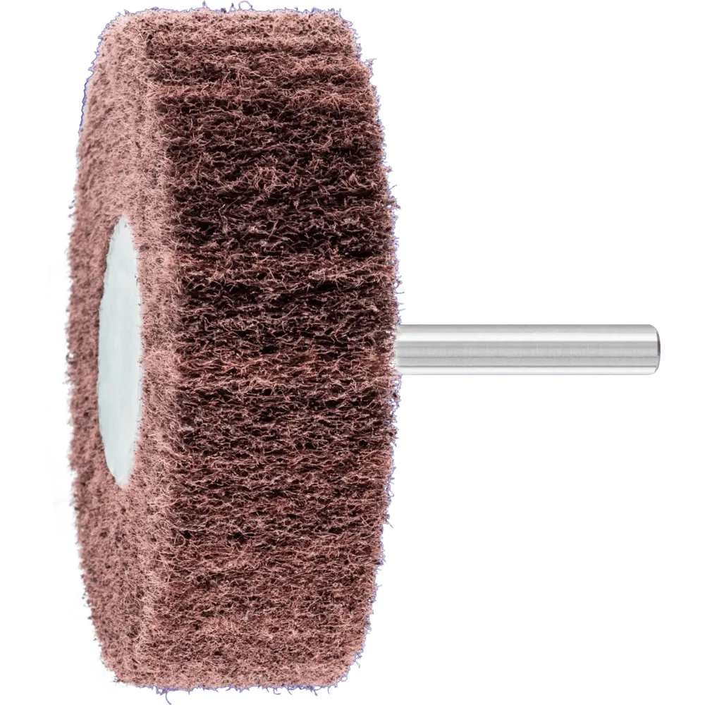 Produktfoto 1 von PFERD TOOLS POLINOX Vlies-Schleifstift PNL Ø 80x25 mm Schaft-Ø 6 mm A180 für Feinschliff und Finish, 10 Stk.