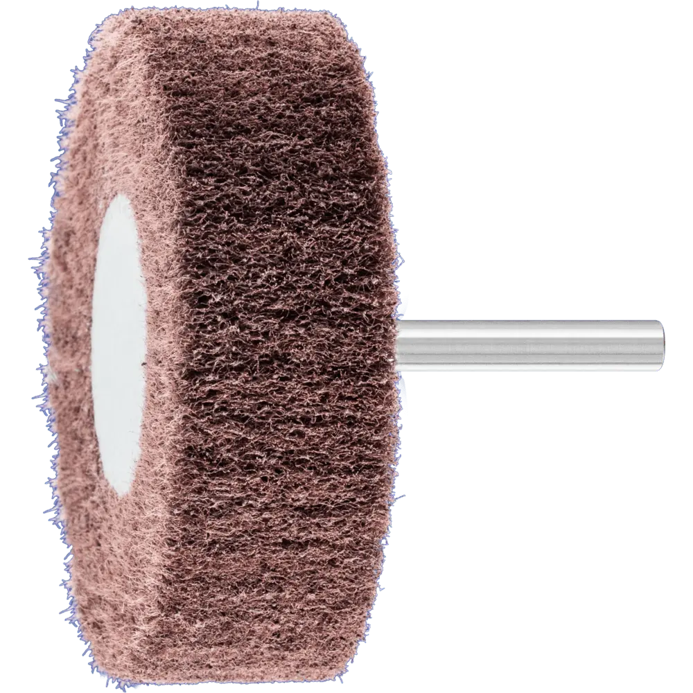 Produktfoto 1 von PFERD TOOLS POLINOX Vlies-Schleifstift PNL Ø 80x25 mm Schaft-Ø 6 mm A280 für Feinschliff und Finish, 10 Stk.