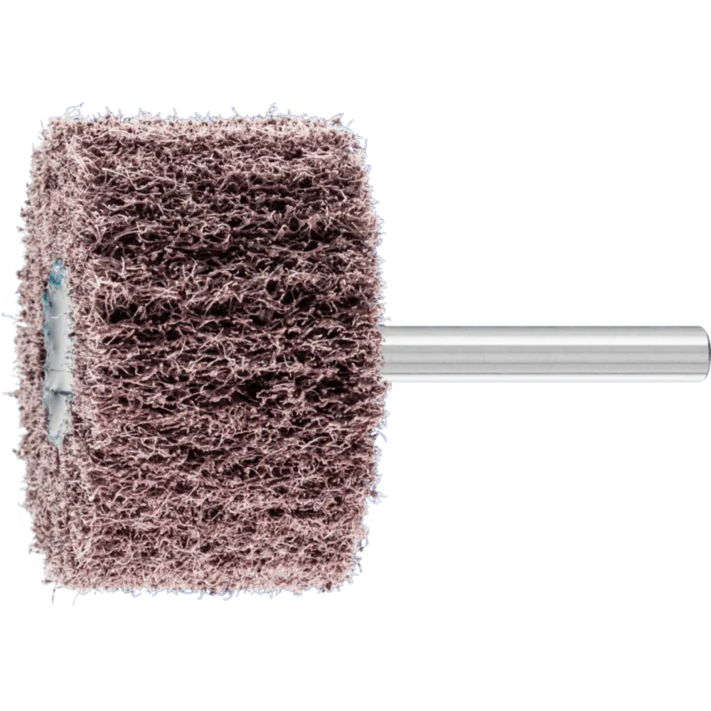 Produktfoto 1 von PFERD TOOLS POLINOX Vlies-Schleifstift High Performance PNL Ø 50x30mm Schaft-Ø 6 mm A100 für Feinschliff und Finish, 10 Stk.