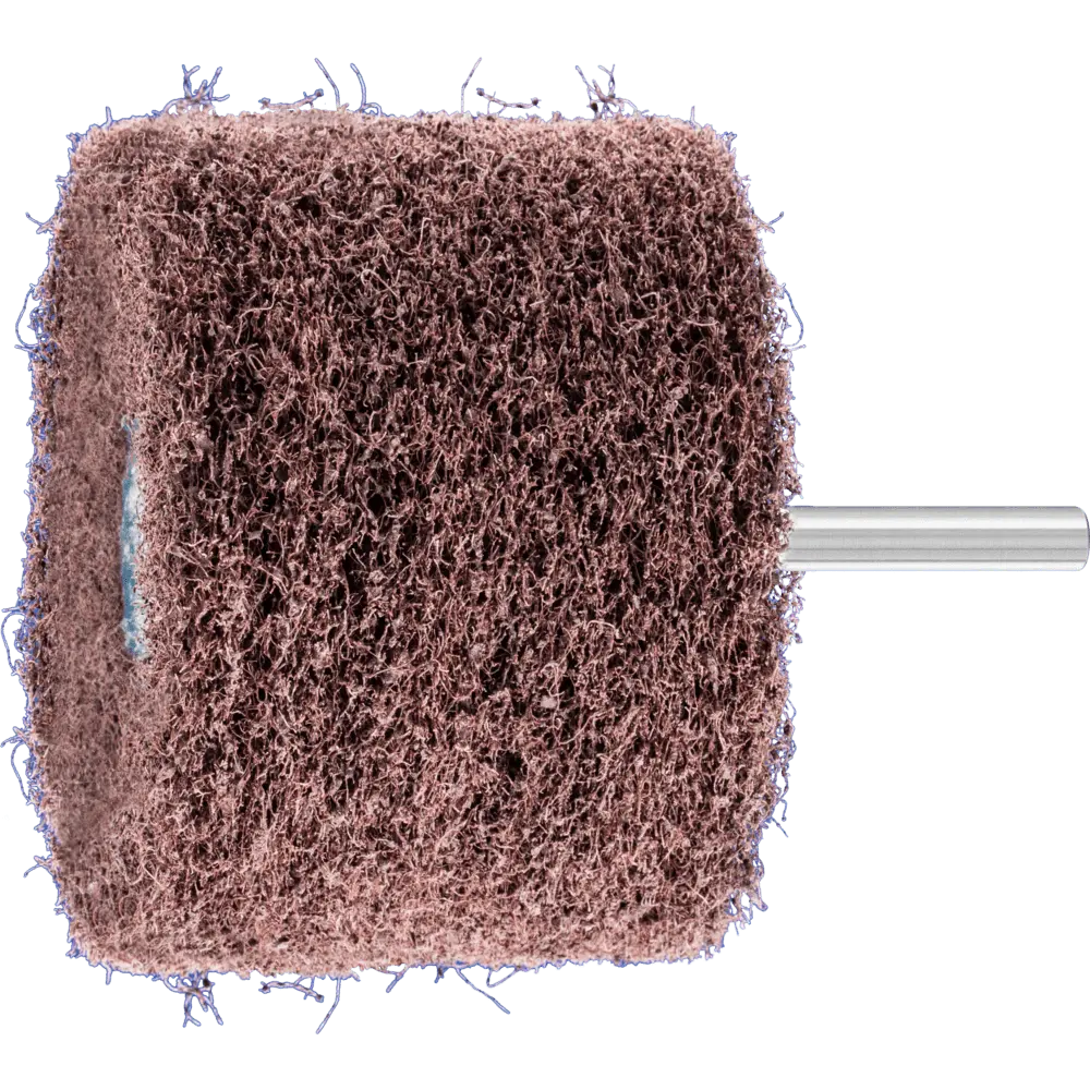 Produktfoto 1 von PFERD TOOLS POLINOX Vlies-Schleifstift PNR Ø 80x50mm Schaft-Ø 6 mm A100 für Feinschliff und Finish, 10 Stk.