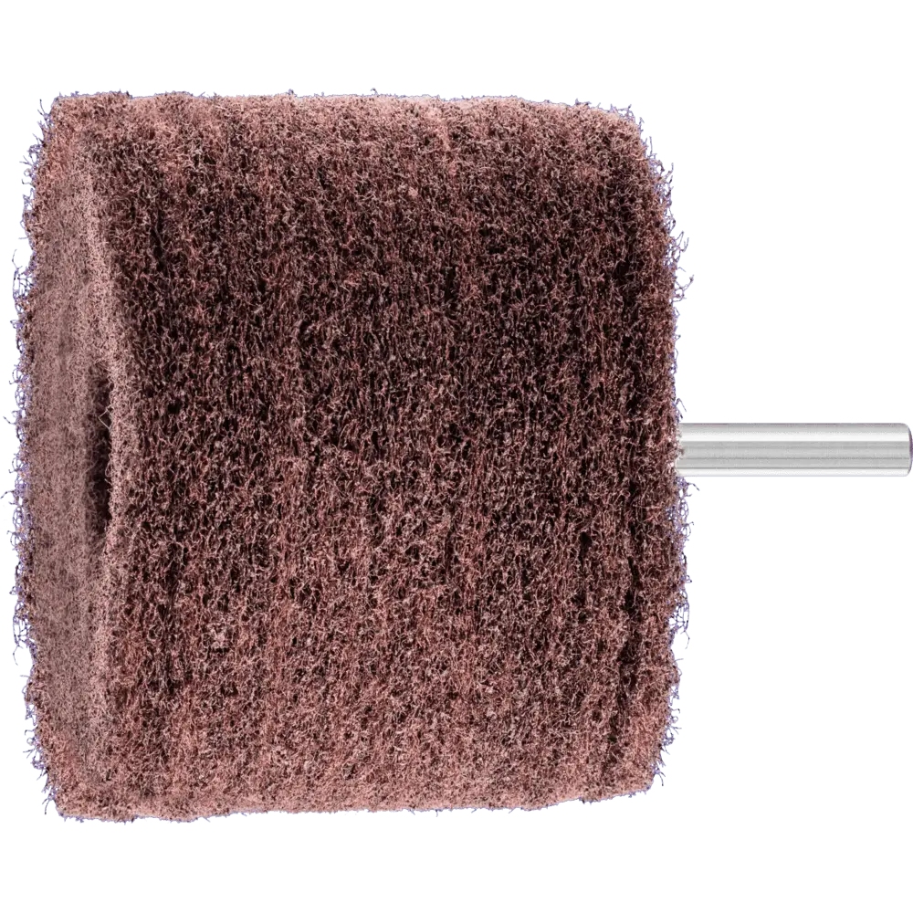 Produktfoto 1 von PFERD TOOLS POLINOX Vlies-Schleifstift PNR Ø 80x50mm Schaft-Ø 6 mm A280 für Feinschliff und Finish, 10 Stk.