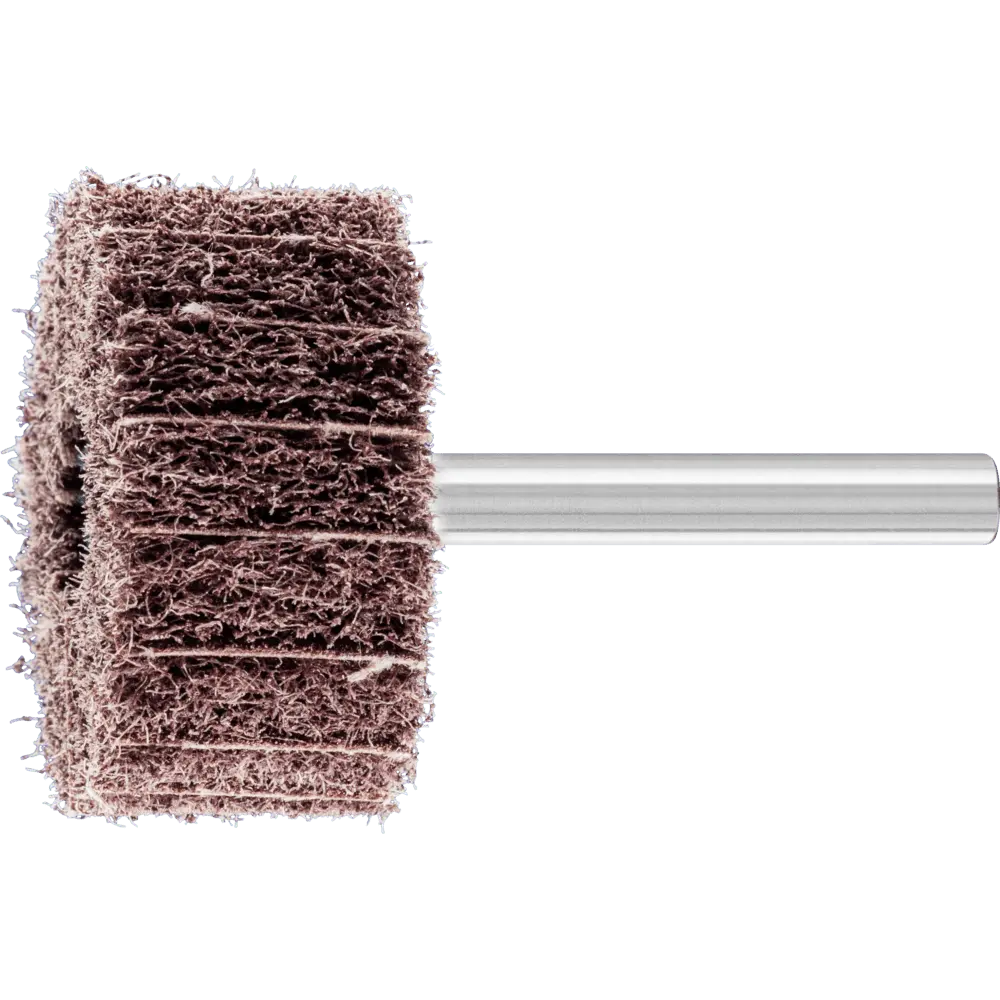 Produktfoto 1 von PFERD TOOLS POLINOX Vlies-Schleifstift PNZ Ø 40x20mm Schaft-Ø 6 mm A80 für Feinschliff und Finish, 10 Stk.