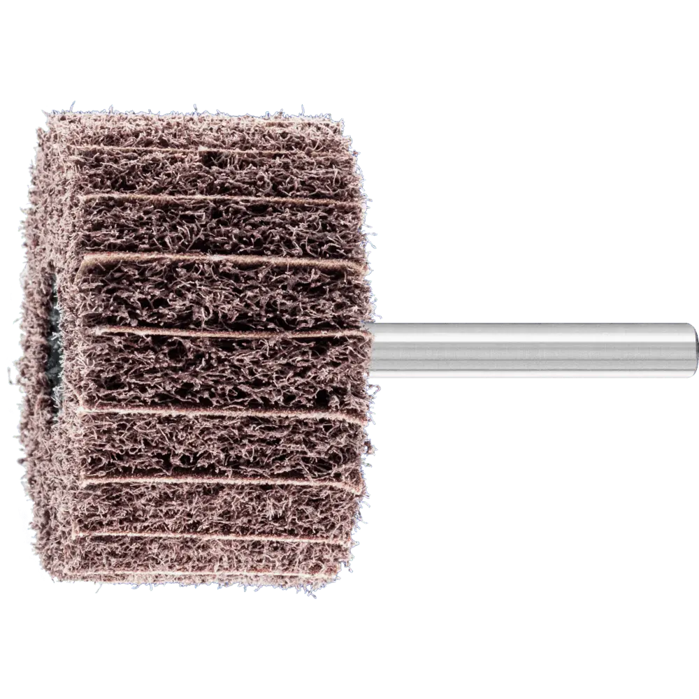 Produktfoto 1 von PFERD TOOLS POLINOX Vlies-Schleifstift PNZ Ø 50x30mm Schaft-Ø 6 mm A100 für Feinschliff und Finish, 10 Stk.