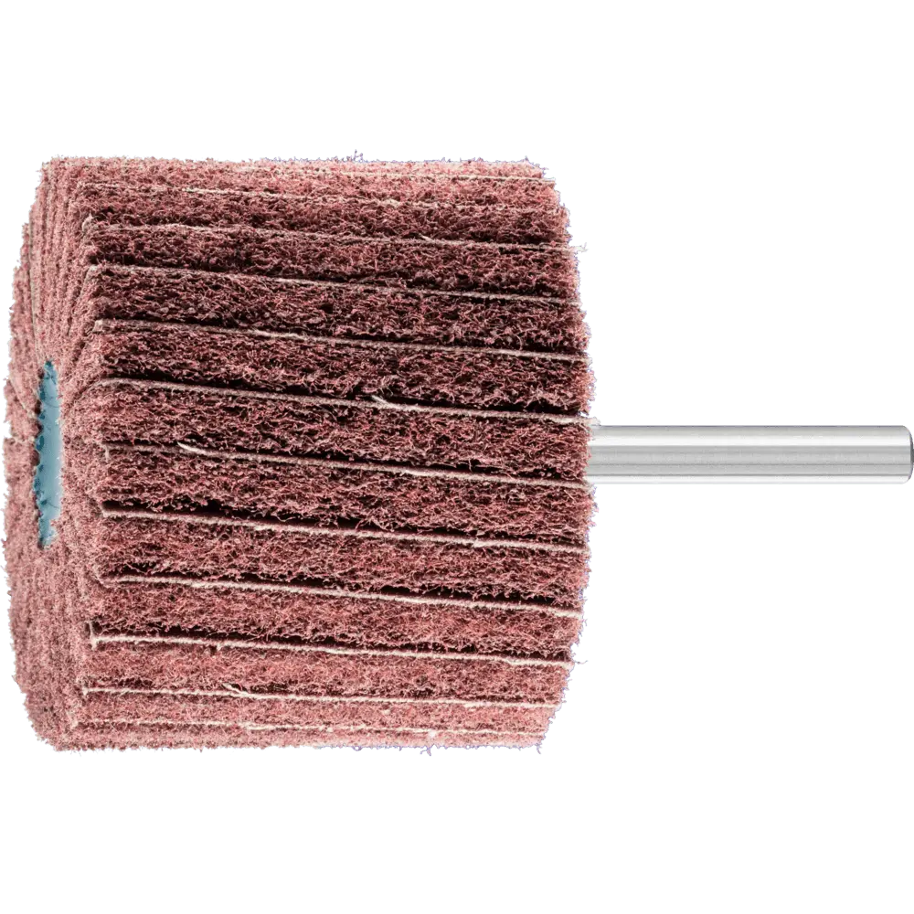Produktfoto 1 von PFERD TOOLS POLINOX Vlies-Schleifstift PNZ Ø 60x50mm Schaft-Ø 6 mm A180 für Feinschliff und Finish, 10 Stk.