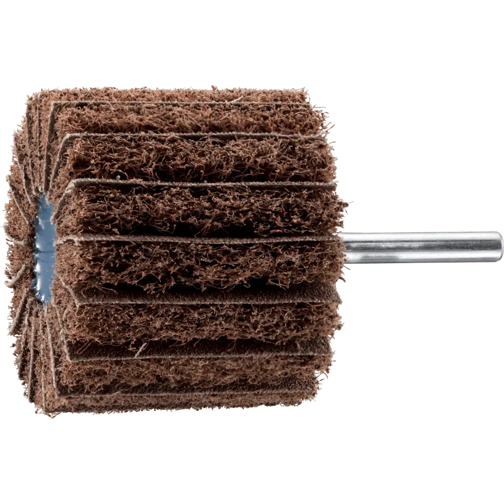 Produktfoto 1 von PFERD TOOLS POLINOX Vlies-Schleifstift PNZ Ø 60x50mm Schaft-Ø 6 mm A80 für Feinschliff und Finish, 10 Stk.