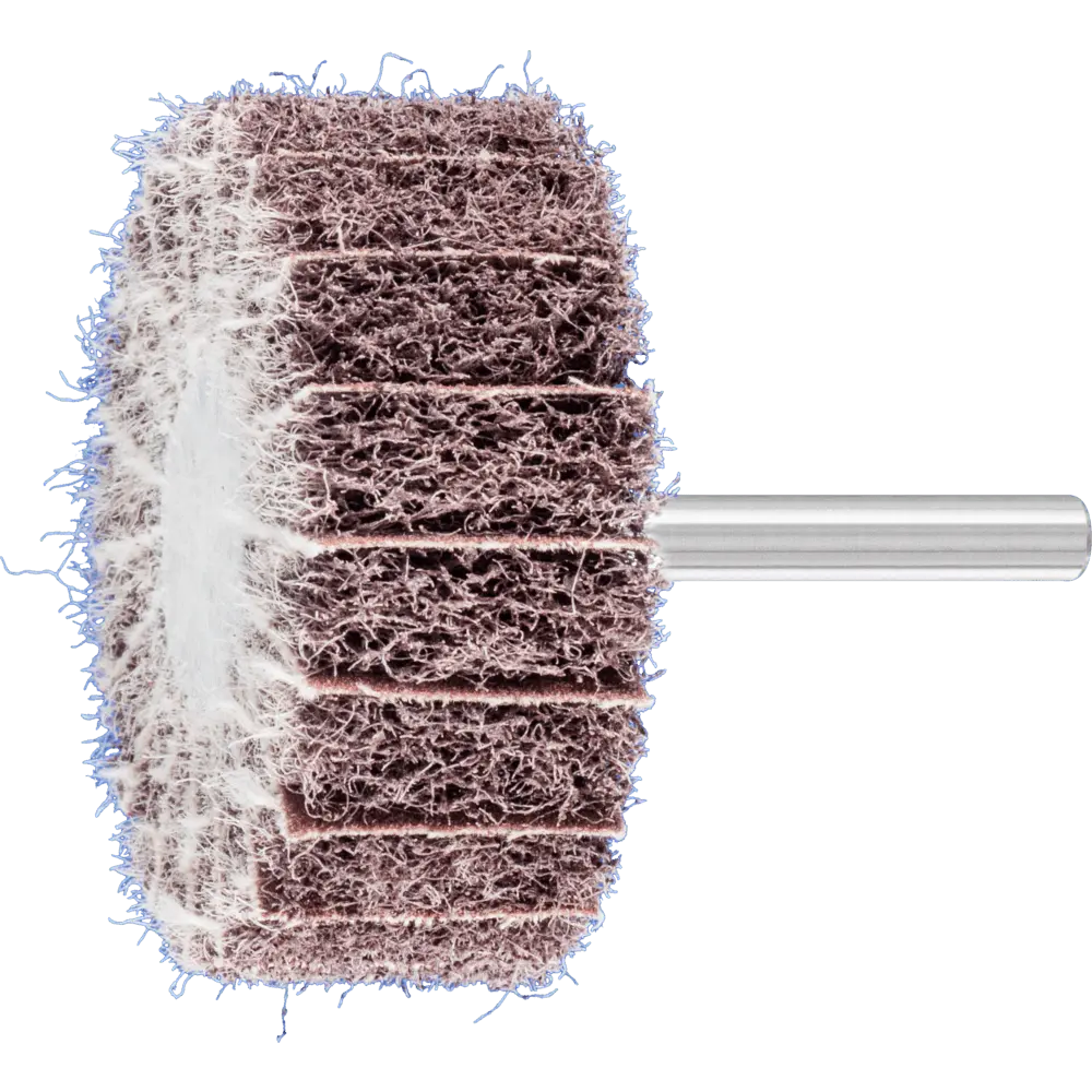 Produktfoto 1 von PFERD TOOLS POLINOX Vlies-Schleifstift PNZ Ø 60x25 mm Schaft-Ø 6 mm A100 für Feinschliff und Finish, 10 Stk.