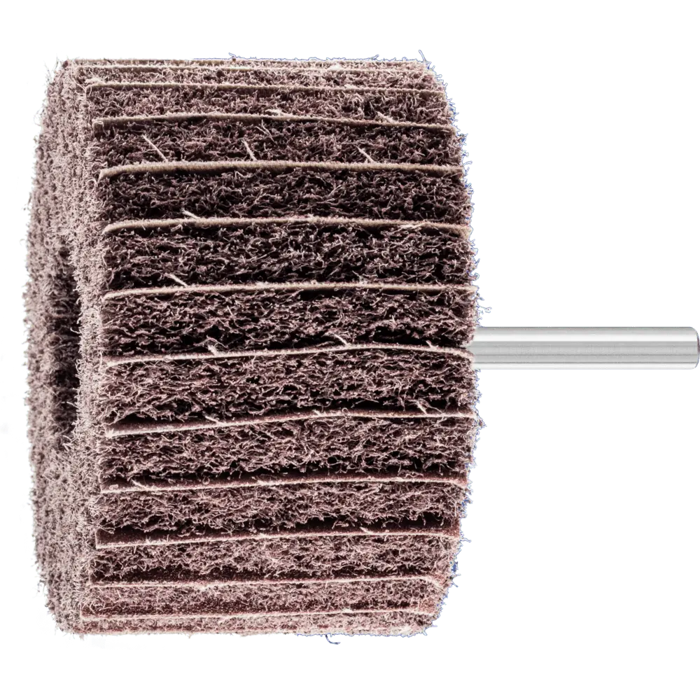 Produktfoto 1 von PFERD TOOLS POLINOX Vlies-Schleifstift PNZ Ø 80x50mm Schaft-Ø 6 mm A100 für Feinschliff und Finish, 10 Stk.