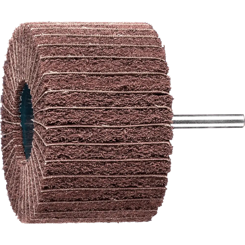 Produktfoto 1 von PFERD TOOLS POLINOX Vlies-Schleifstift PNZ Ø 80x50mm Schaft-Ø 6 mm A180 für Feinschliff und Finish, 10 Stk.