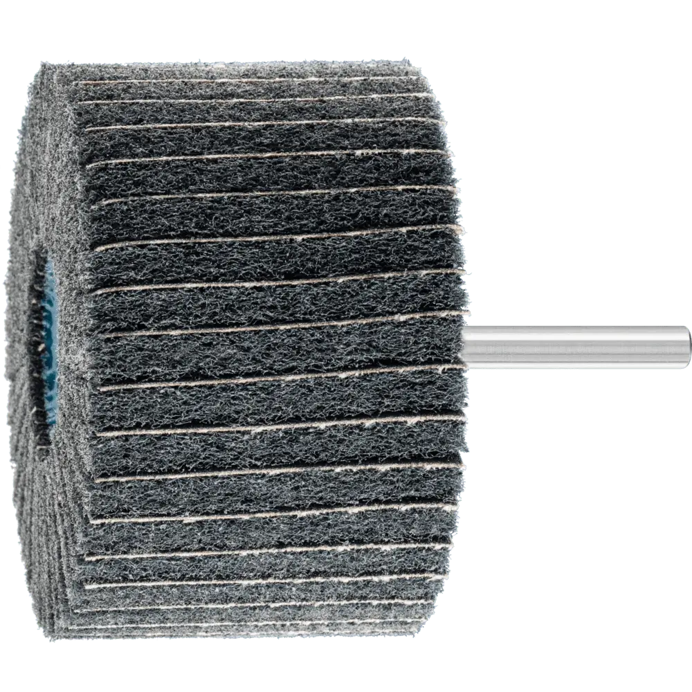 Produktfoto 1 von PFERD TOOLS POLINOX Vlies-Schleifstift PNZ Ø 80x50mm Schaft-Ø 6 mm SIC180 für Feinschliff und Finish, 10 Stk.