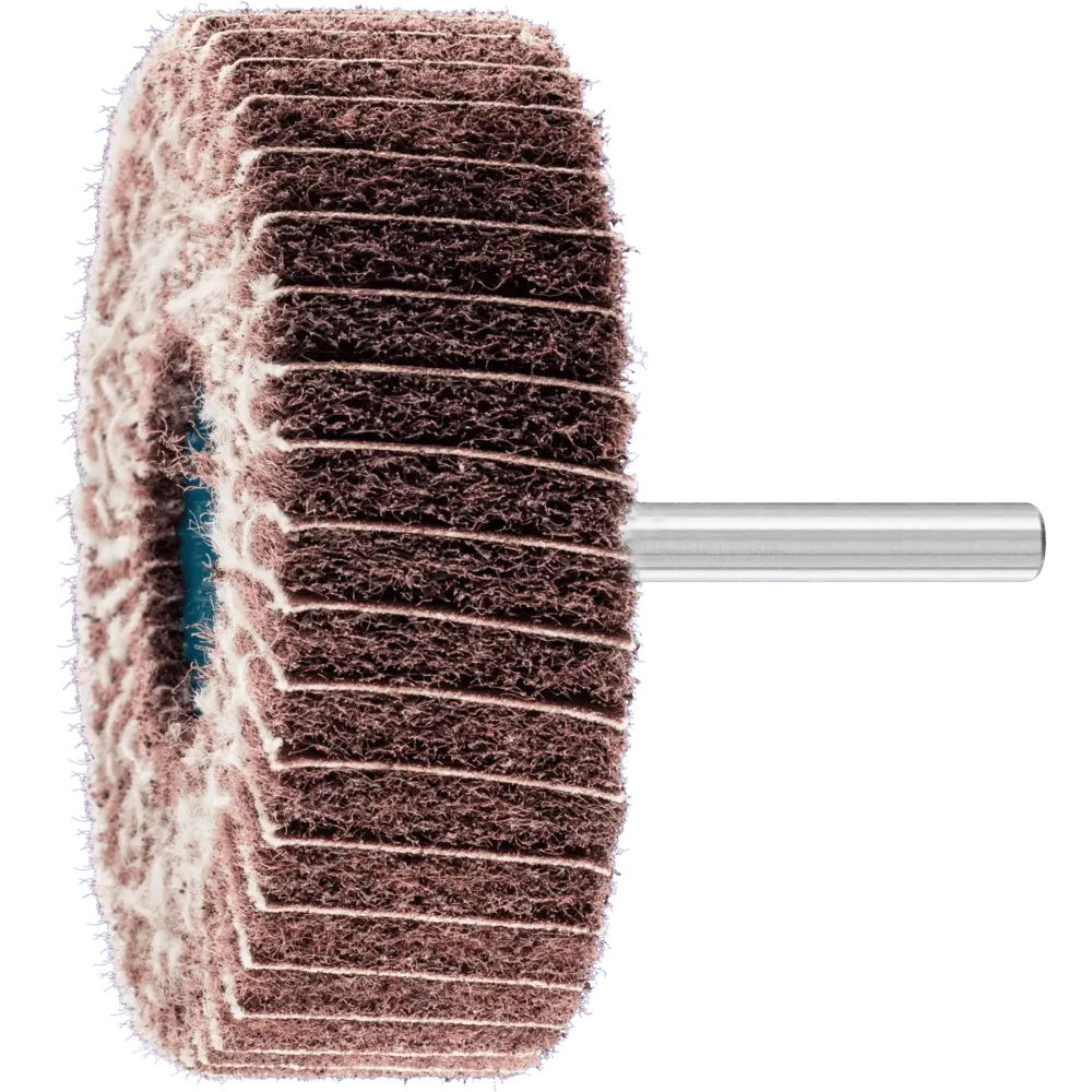 Produktfoto 1 von PFERD TOOLS POLINOX Vlies-Schleifstift PNZ Ø 80x25 mm Schaft-Ø 6 mm A180 für Feinschliff und Finish, 10 Stk.