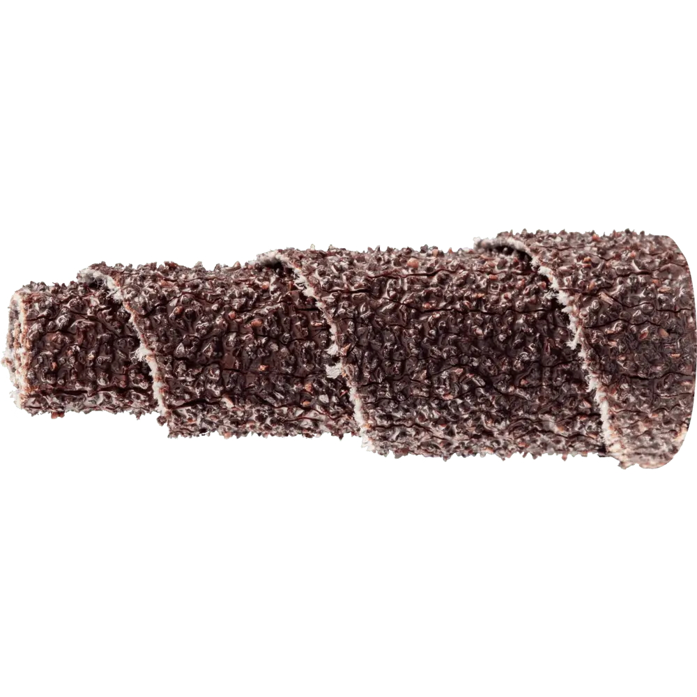 Produktfoto 1 von PFERD TOOLS POLIROLL PRK konische Schleifrollen Ø 12x35 mm Bohrung Ø 3 mm Korund A50, 50 Stk.
