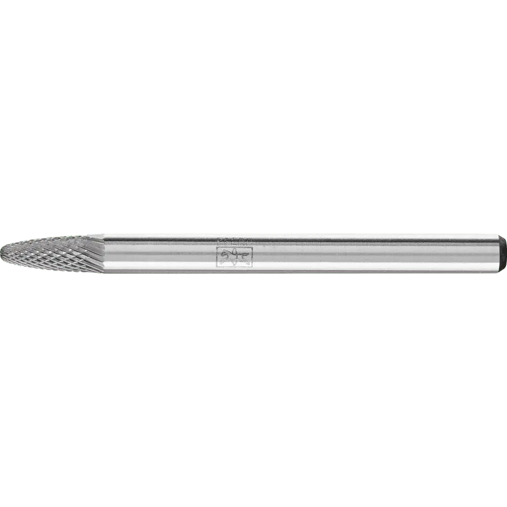 Produktfoto 1 von PFERD TOOLS Hartmetall Hochleistungsfrässtift MICRO Rundbogen RBF Ø 03x07mm Schaft-Ø 3mm HICOAT beschichtet für die Feinbearbeitung