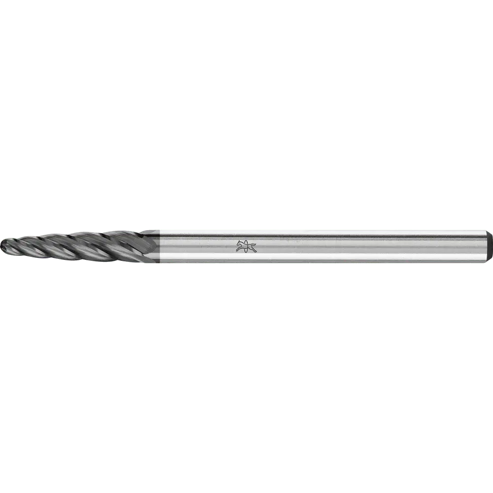 Produktfoto 1 von PFERD TOOLS Hartmetall Hochleistungsfrässtift ALU Rundbogen RBF Ø 03x13mm Schaft-Ø 3mm HICOAT beschichtet für Alu/NE Metalle