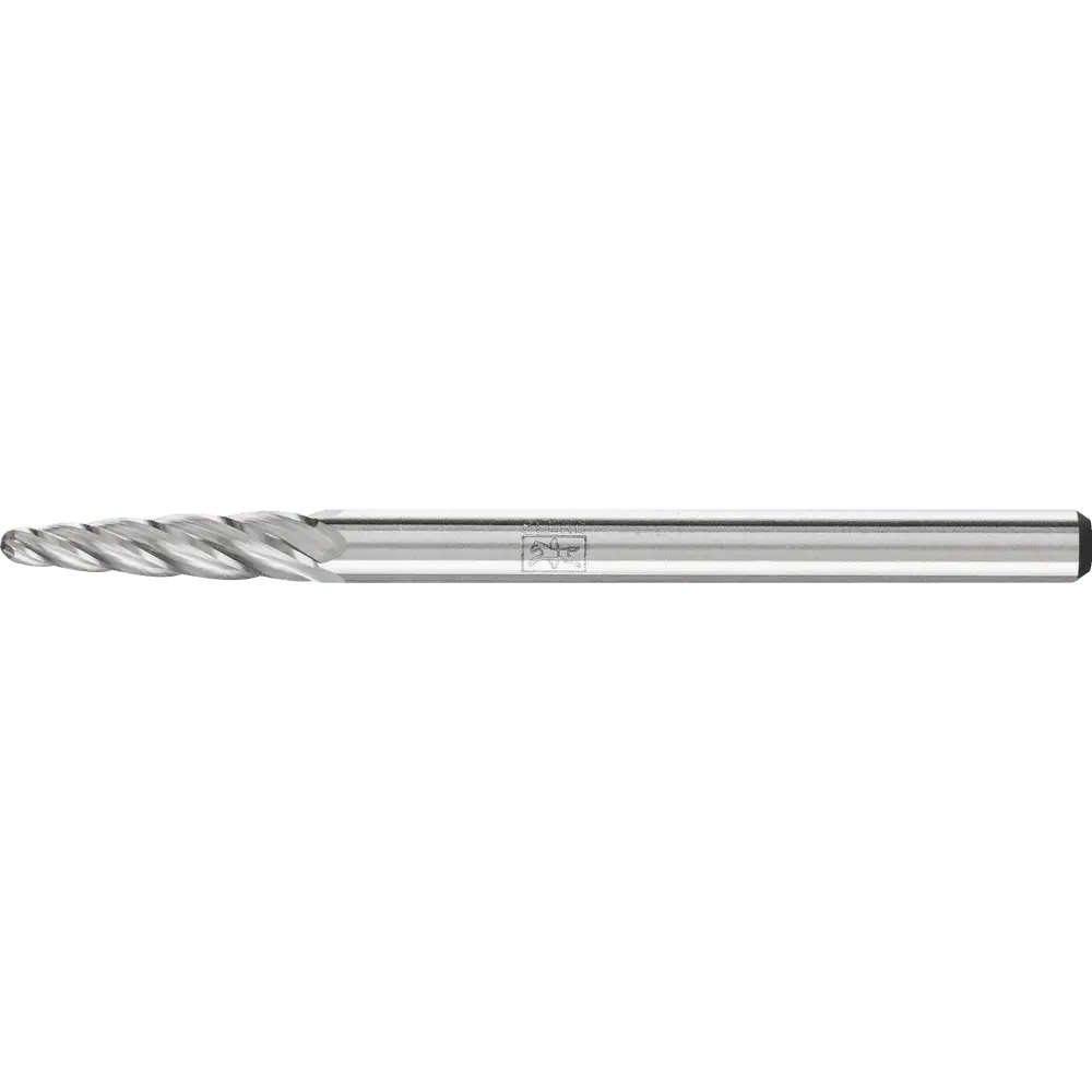 Produktfoto 1 von PFERD TOOLS Hartmetall Hochleistungsfrässtift ALU Rundbogen RBF Ø 03x13mm Schaft-Ø 3mm für Alu/NE Metalle